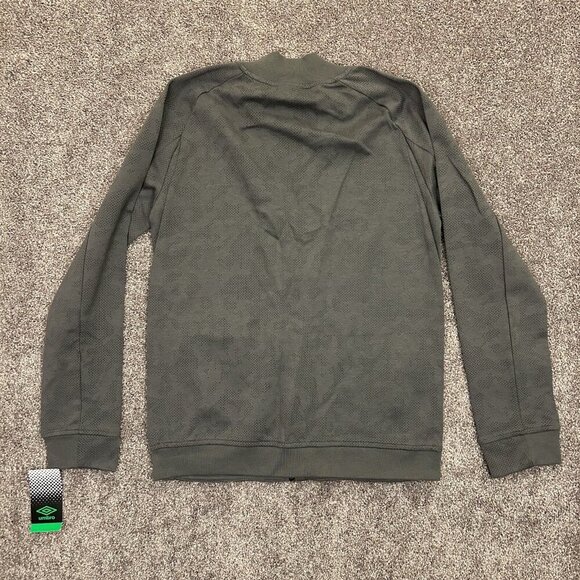 Umbro Kids Tech Soccer Full Zip Jacket Size XL (16/18) Gray Zipped Pockets NWT - Picture 7 of 14